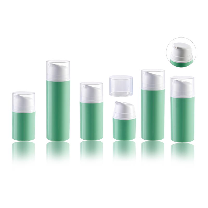 Ekologické kosmetické vakuové sérum HS-037B Plastové lahvičky s bezvzduchovou pumpou na krémy a mléka